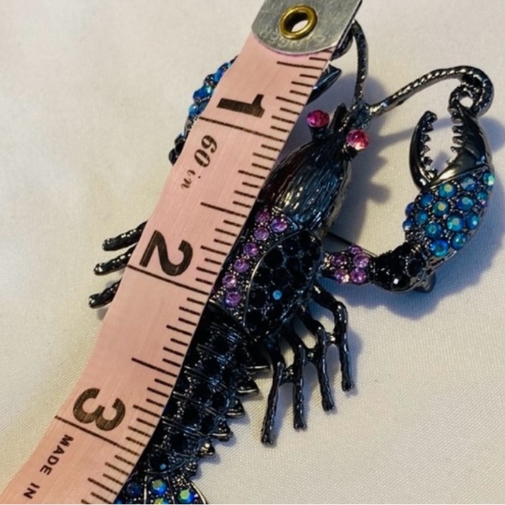 Large Rhinestone 🦞 Lobster 🦞 Brooch…. - Picture 8 of 8